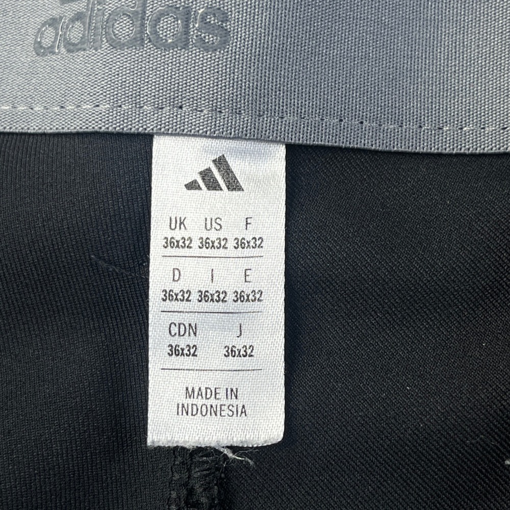 Adidas Mens Ultimate365 Golf Pants Black 36x32 Stretch Performance Trousers - Picture 4 of 9